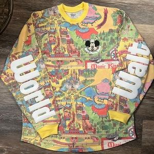 Walt Disney World 50th anniv. Vault Collection Spirit Jersey Magic Kingdom Map